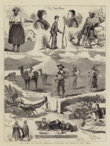 Válka v Jižní Americe, Skici v Bolívii a Peru